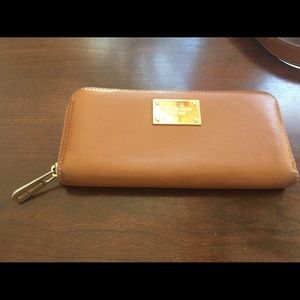 Michael Kors Tan Leather Wallet